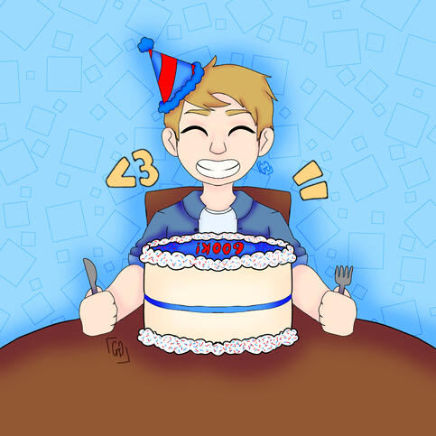 Digital SolidarityGaming 600k celebratory fanart